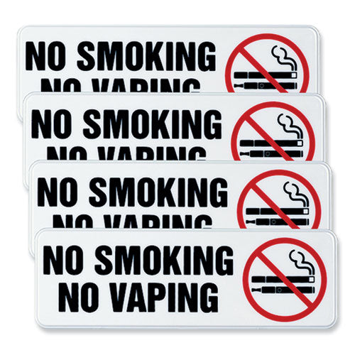 No Smoking No Vaping Indoor/Outdoor Wall Sign