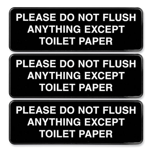Please Do Not Flush Indoor/Outdoor Wall Sign