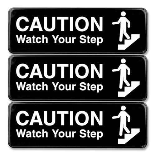 Caution Watch Your Step Indoor/Outdoor Wall Sign
