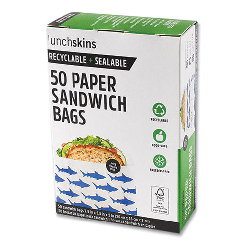 Peel and Seal Sandwich Bag with Closure Strip