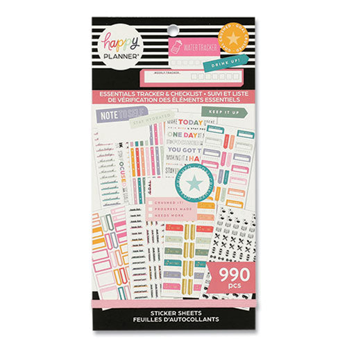 Essentials Tracker and Checklist Classic Stickers