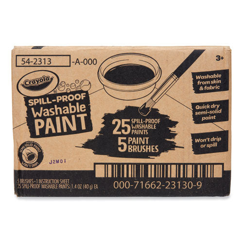 Spill Proof Washable Paints