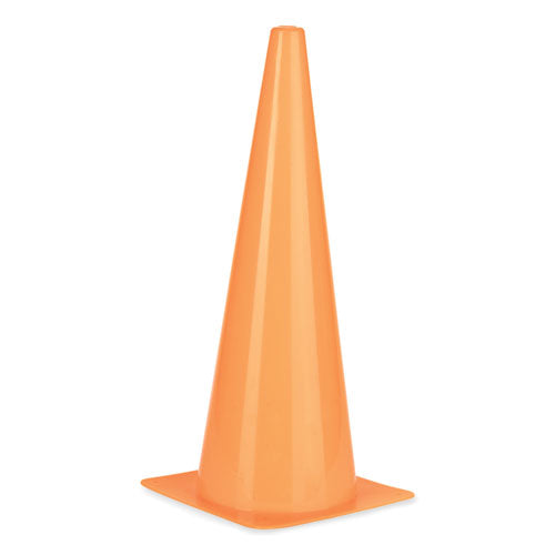 High-Visibility Plastic Cones