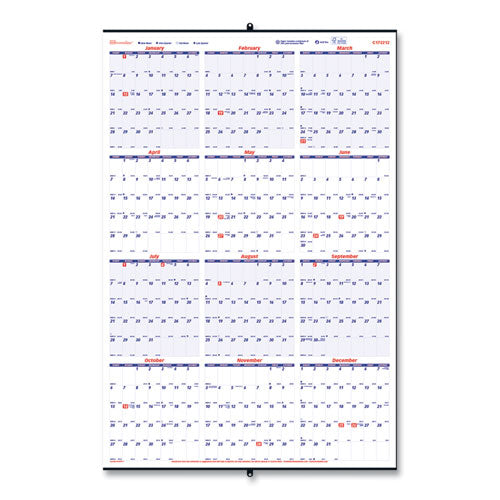 Yearly Wall Calendar