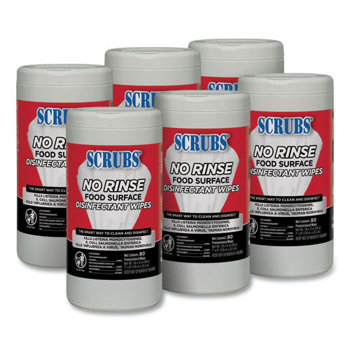No Rinse Food Surface Disinfectant Wipes