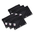 Two-Pocket Binder-Insertable Pencil Pouch with Mesh Front