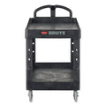 BRUTE Heavy-Duty Utility Cart with Lipped Shelves