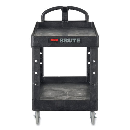 BRUTE Heavy-Duty Utility Cart with Lipped Shelves