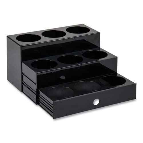 Mind Reader Foundation Collection 9-Compartment Nested Syrup Countertop Bottle Organizer