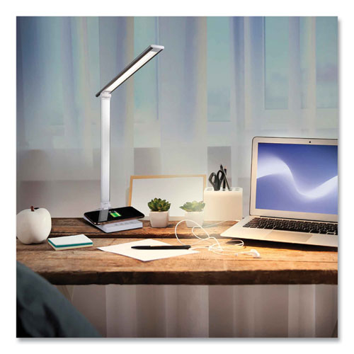 Wellness Series Entice LED Desk Lamp with Wireless Charging