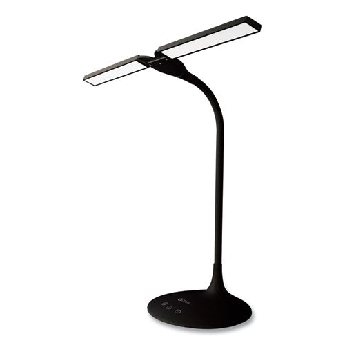 Wellness Series Pivot LED Desk Lamp with Dual Shades
