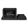 Desktop Organizer with LED Alarm Clock/Device Charger