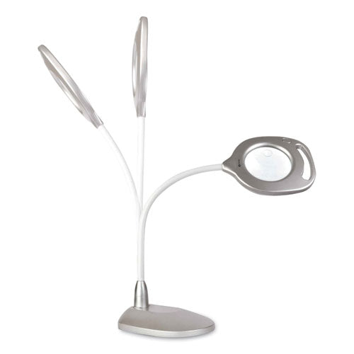 2-in-1 LED Magnifier Floor and Table Light