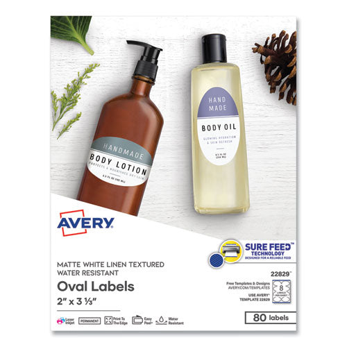 Oval Print-to-the-Edge Labels