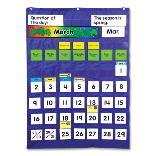 Complete Calendar and Weather Pocket Chart