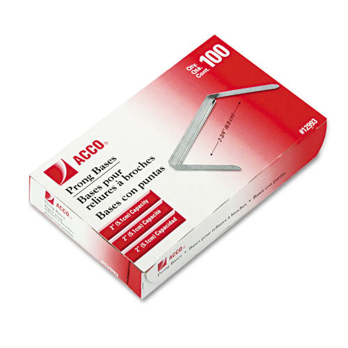 Standard Two-Piece Two-Prong Paper Fastener Bases