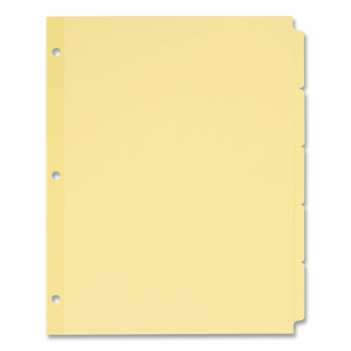 Write and Erase Plain-Tab Paper Dividers