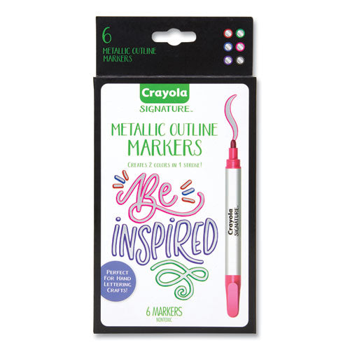 Signature Metallic Outline Paint Markers
