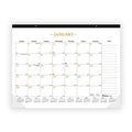 Gold Collection Monthly Desk Pad Calendar