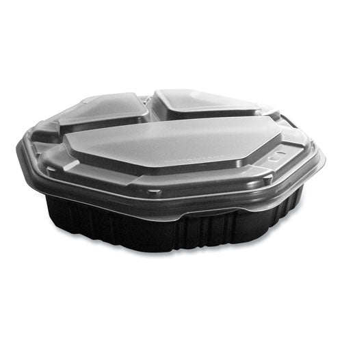 OctaView Hinged-Lid Hot Food Containers
