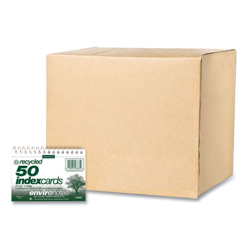 Environotes Wirebound Recycled Index Cards