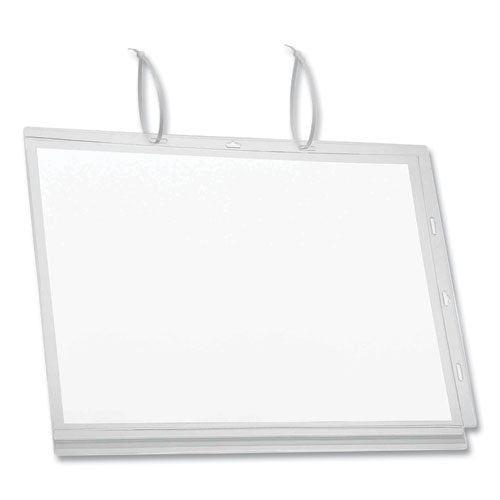 Water-Resistant Sign Holder Pockets with Cable Ties