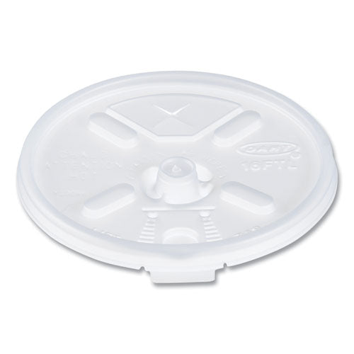 Lift n' Lock Plastic Hot Cup Lids With Straw Slot