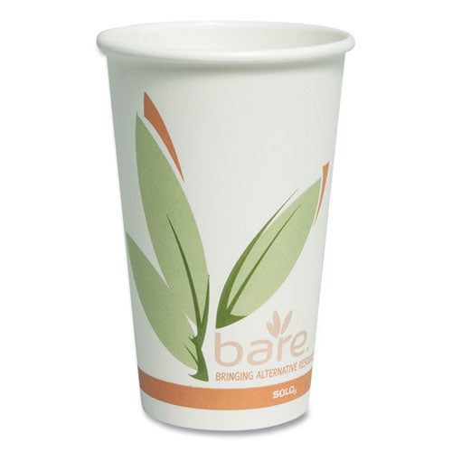 Bare Eco-Forward Recycled Content PCF Paper Hot Cups