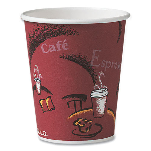 Paper Hot Drink Cups in Bistro Design
