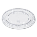 PETE Plastic Flat Cold Cup Lids