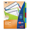 Insertable Big Tab Plastic 1-Pocket Dividers
