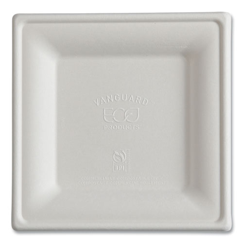 Vanguard Renewable and Compostable Sugarcane Plates
