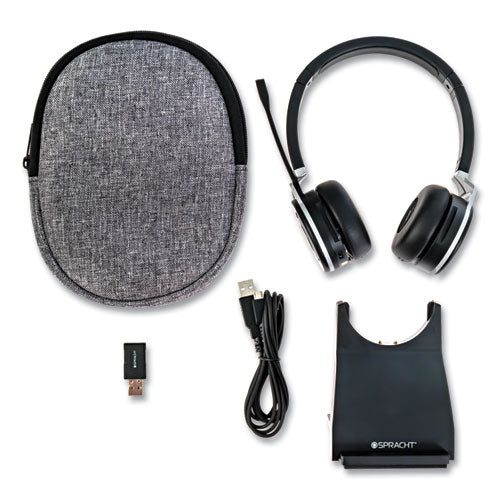 ZuM BT Prestige Combo Binaural Over The Head Headset with USB Dongle