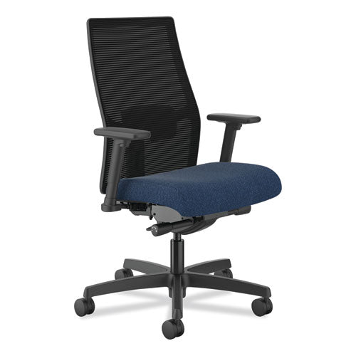 Ignition 2.0 4-Way Stretch Mid-Black Mesh Task Chair