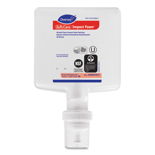 Soft Care Impact Foam Hand Sanitizer for IntelliCare Dispensers