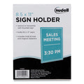 Clear Plastic All-Purpose Mountable Sign Holder
