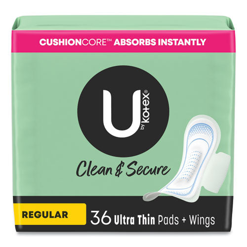 U by Kotex Security Regular Ultrathin Pad with Wings