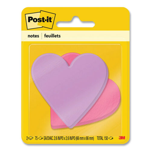 Die-Cut Heart Shaped Notepads