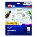 Square Clean Edge Cards with Sure Feed Technology