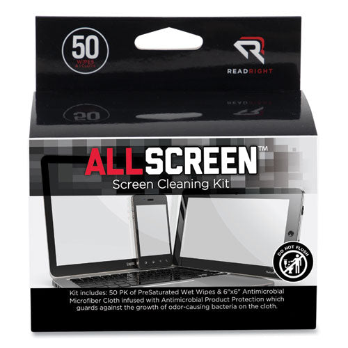 AllScreen Cleaning Kit with (1) 6 x 6 Microfiber Cloth