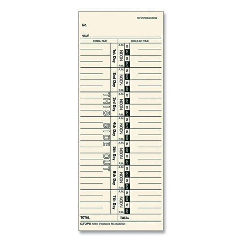 Time Clock Cards