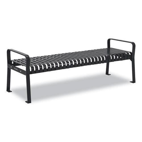 Steel Slat Flat Bench
