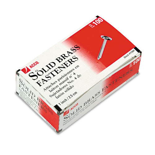 #4 Brass Prong Paper Fasteners