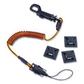 Squids 3151 Coil Lanyard Swivel Hook/Detachable Loop