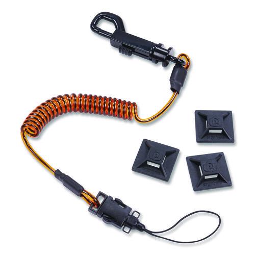 Squids 3151 Coil Lanyard Swivel Hook/Detachable Loop