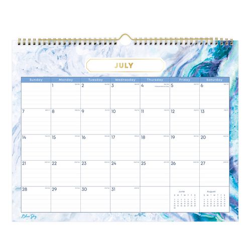 Gemma Academic Wall Calendar
