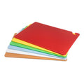 Cut-N-Carry Color Cutting Board with Molded-In Ruler