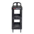 BRUTE 3-Shelf Heavy-Duty Ergo Flat Utility Cart