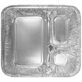 Three-Compartment Oblong Food Container