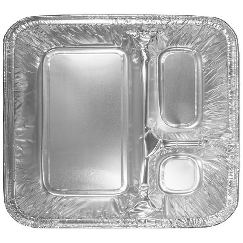Three-Compartment Oblong Food Container